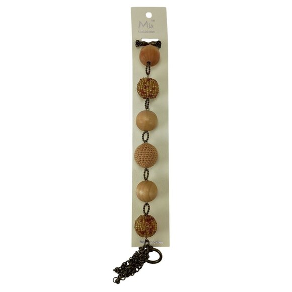 New Mia Collection Costume Jewelry Ball Bracelet - Picture 1 of 6